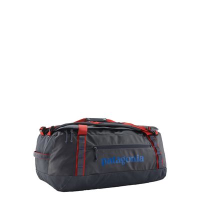 Patagonia Black Hole Duffel 55L smolder blue w/amanita red