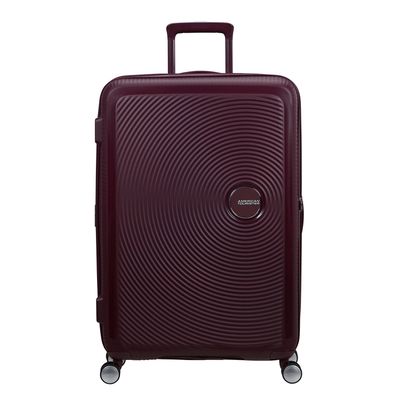 American Tourister Soundbox Spinner 77/28 TSA Expandable wild cherry