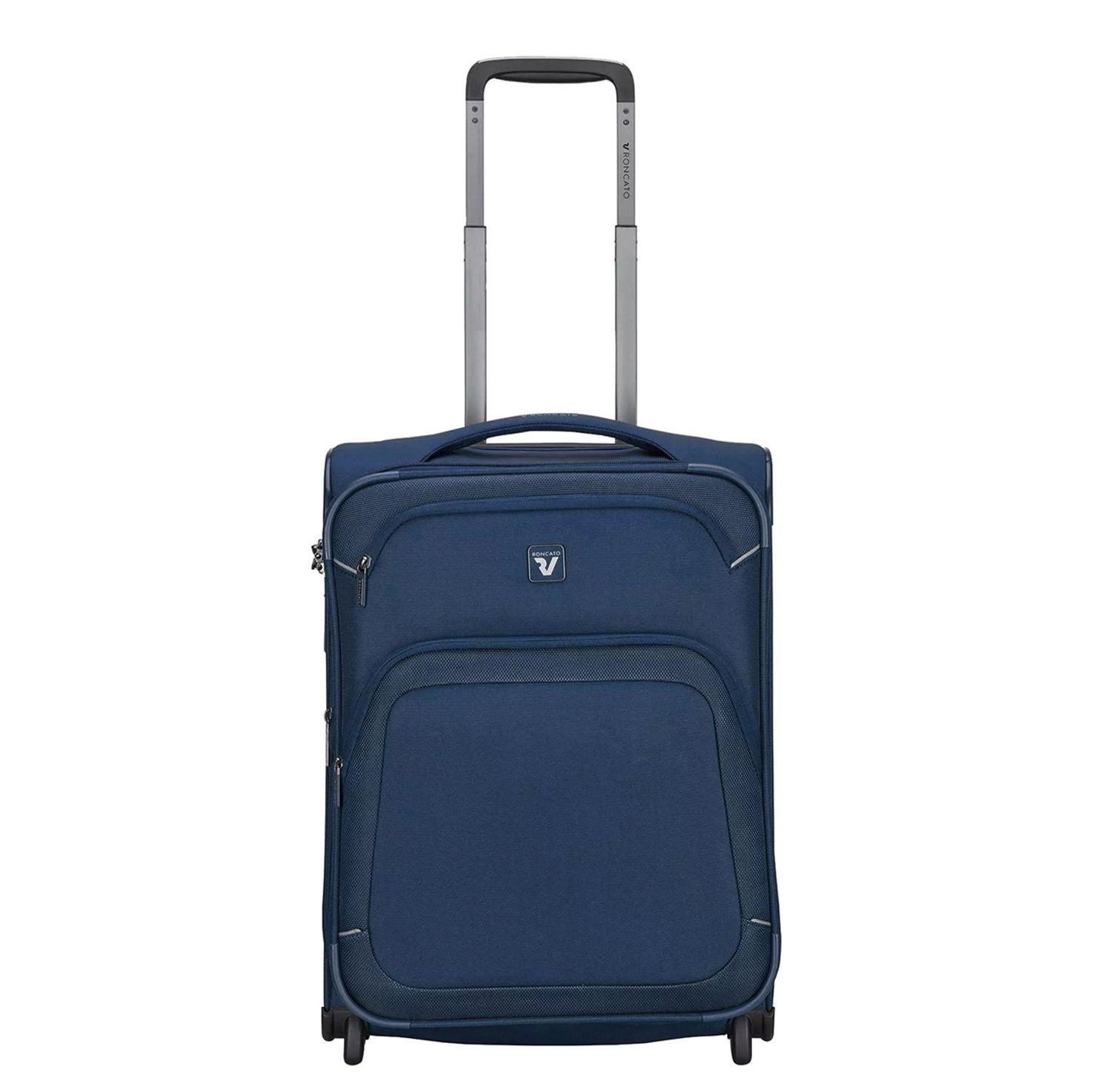 Roncato Gateway 2 Wheels Cabin Trolley Expandable blue zachte koffer lichtgewicht koffer