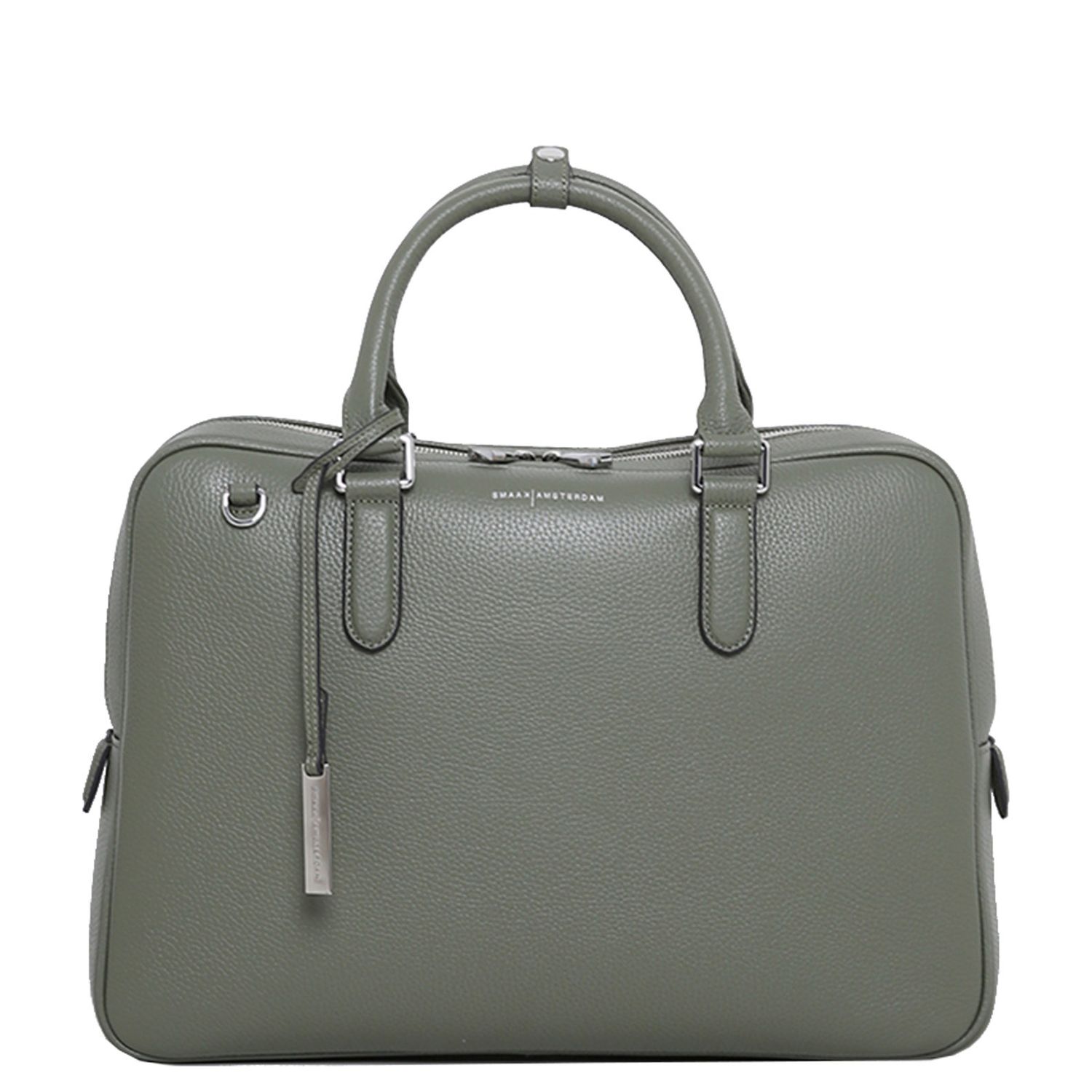 Smaak Amsterdam laptoptas groen