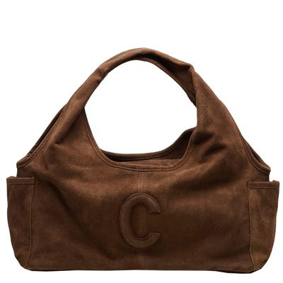 Chabo Suede Sophie Mini Shopper cognac