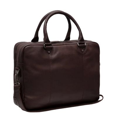 The Chesterfield Brand Boston Laptoptas 15" Shoulderbag brown