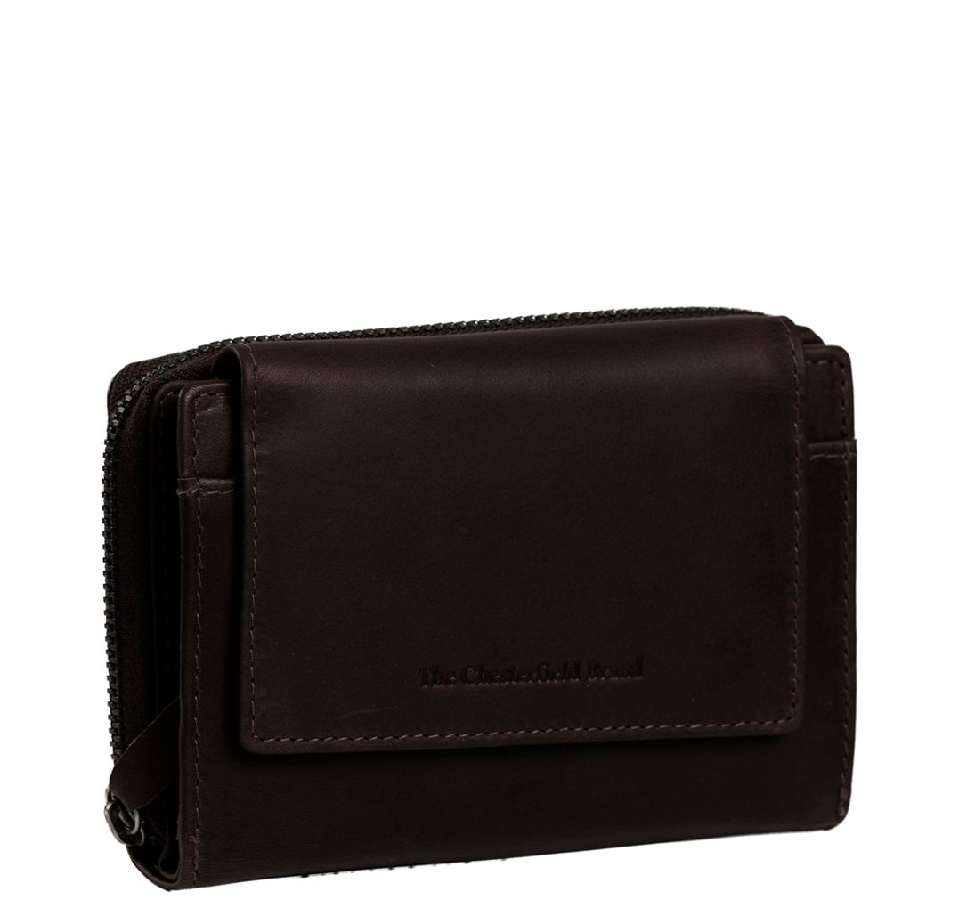 The Chesterfield Brand Ascot RFID Wallet brown portemonnee