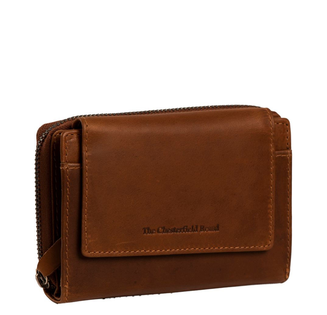 The Chesterfield Brand Ascot RFID Wallet cognac portemonnee