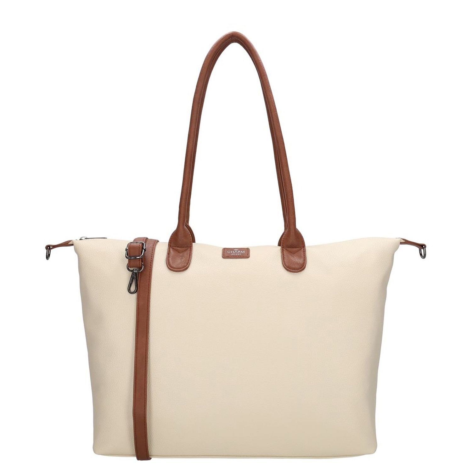 Charm London laptoptas beige