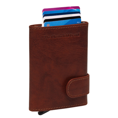 The Chesterfield Brand Mannheim RFID Wallet cognac