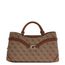 Guess Dea Girlfriend Satchel latte logo