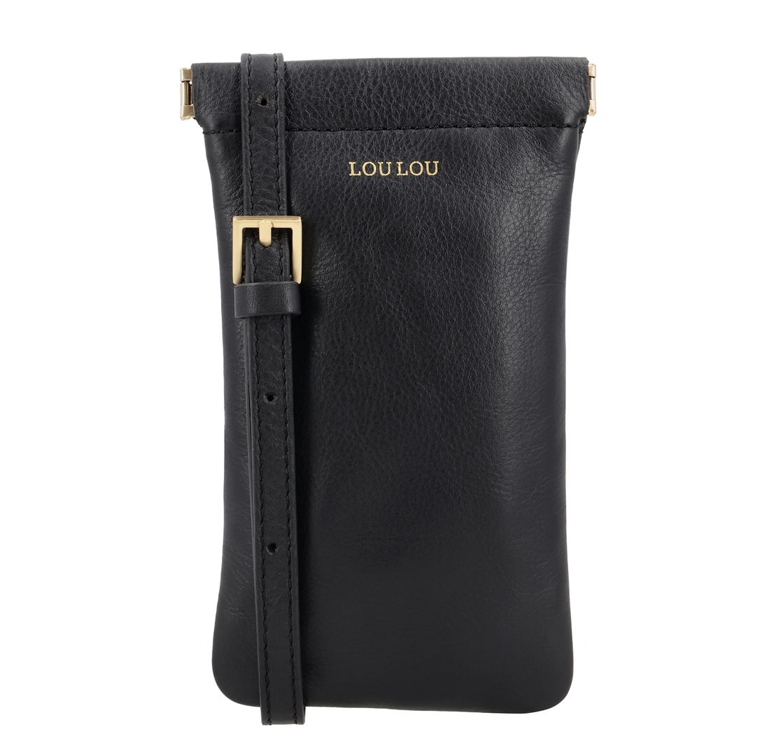 Loulou Essentiels Telefoontasjes zwart