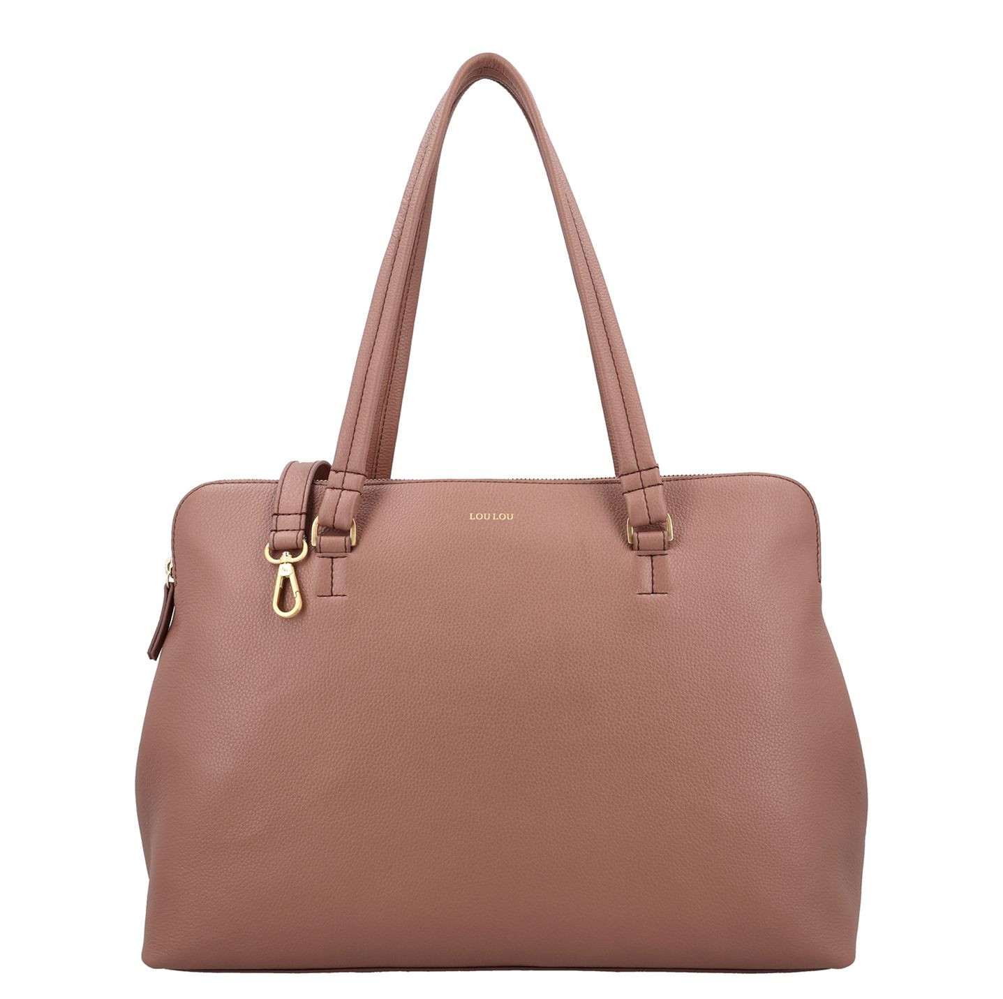 Loulou Essentiels laptoptas bruin