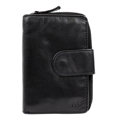 Bear Design Cow Lavato Wallet CL13550 black