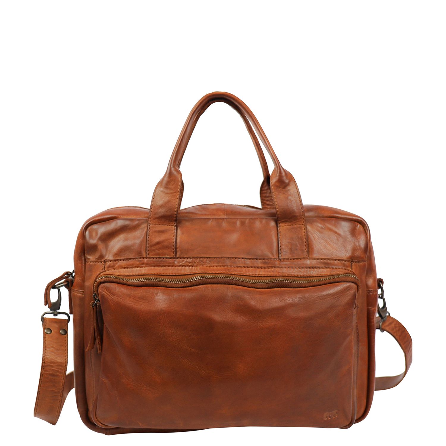 Bear Design Cow Lavato schoudertas bruin