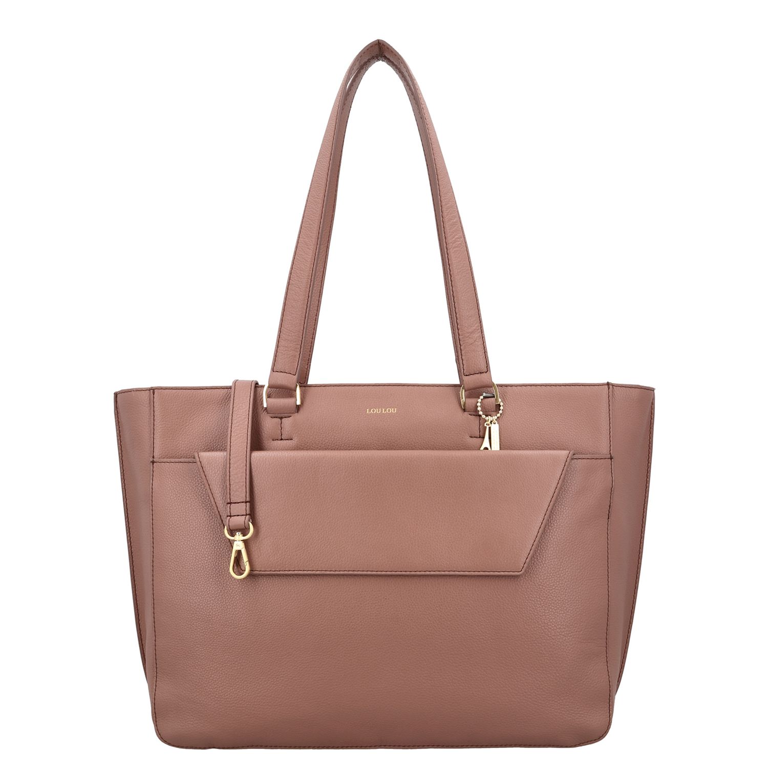 Loulou Essentiels laptoptas bruin