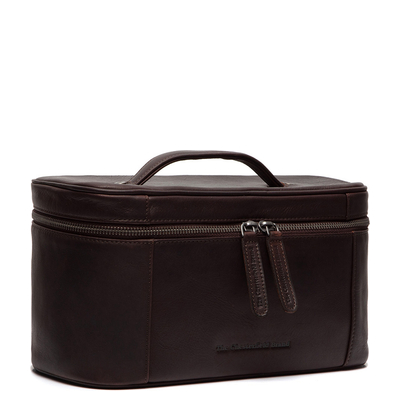 The Chesterfield Brand Limone Toilettas Waxed Pull Up brown