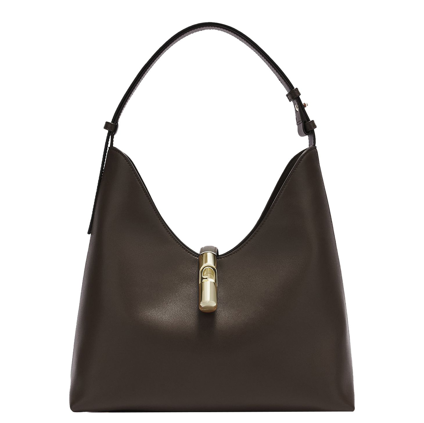 Furla schoudertas bruin
