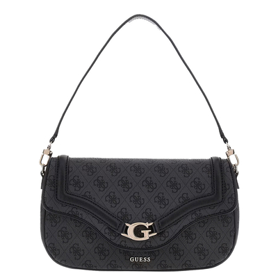 Guess Dea Flap Shoulder Bag cognac