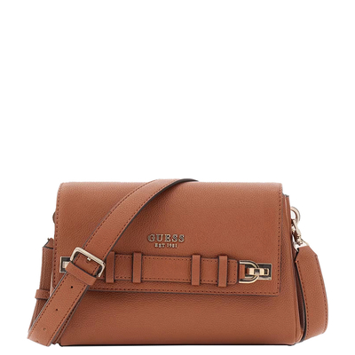 Guess Gregoria Flap Crossbody cognac