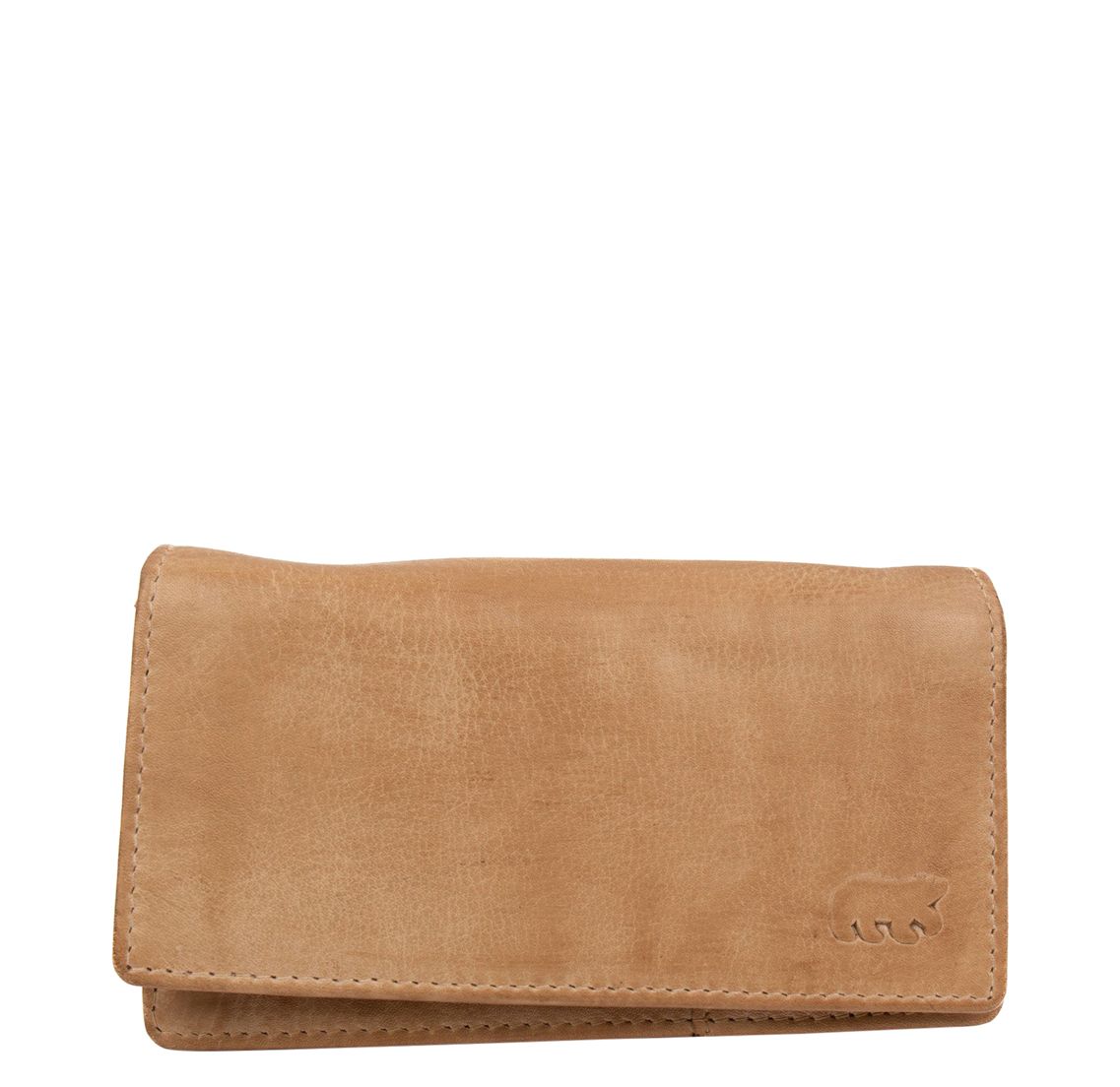 Bear Design Cow Lavato portemonnee beige