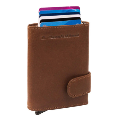 The Chesterfield Brand Leicester RFID Wallet cognac