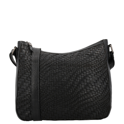 Hide & Stitches Inspired by illusion Shoulderbag black