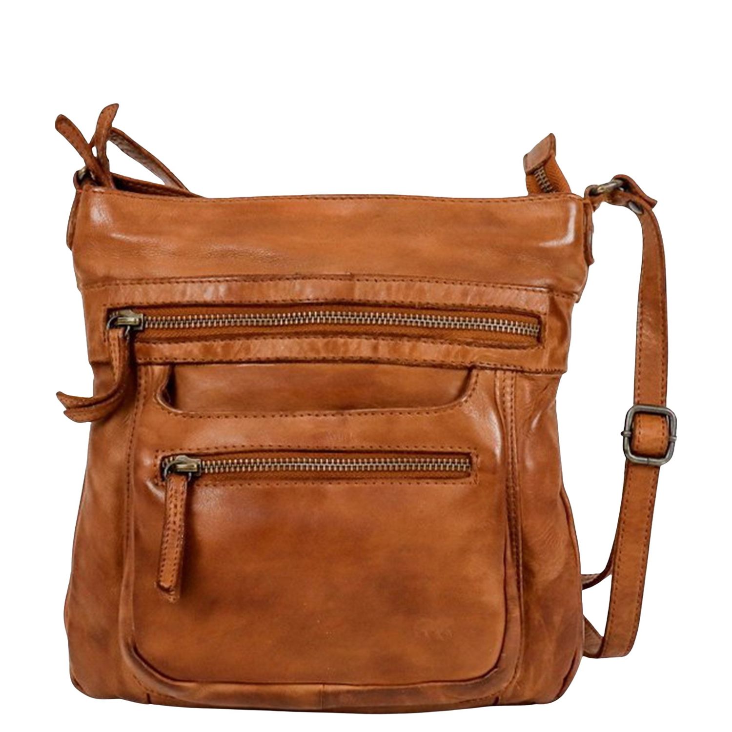 Bear Design Cow Lavato Marion Shoulderbag cognac damestas