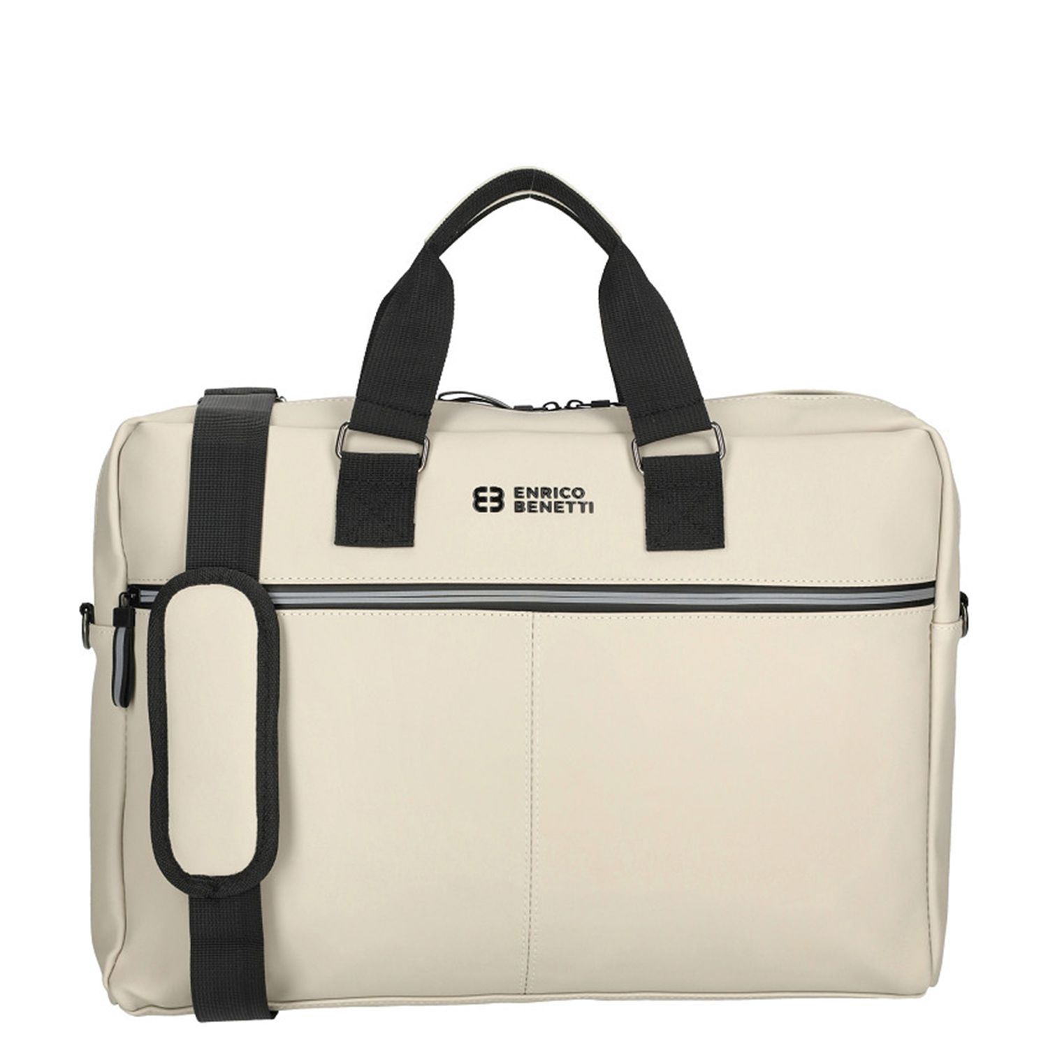 Enrico Benetti schoudertas grijs en taupe