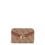 Guess Dea Slg Medium Zip Around latte logo