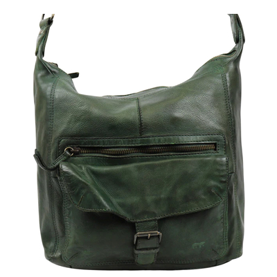 Bear Design Cow Lavato Anna Shoulderbag olive green
