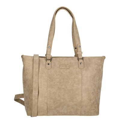Enrico Benetti Kate 15" Laptop Shoulderbag taupe