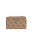Guess Laurel II Slg Med Zip Around latte logo