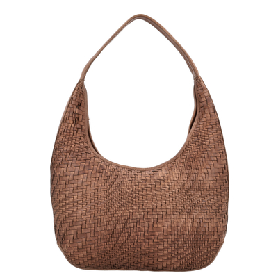 Hide & Stitches Inspired by illusion Shoulderbag brown