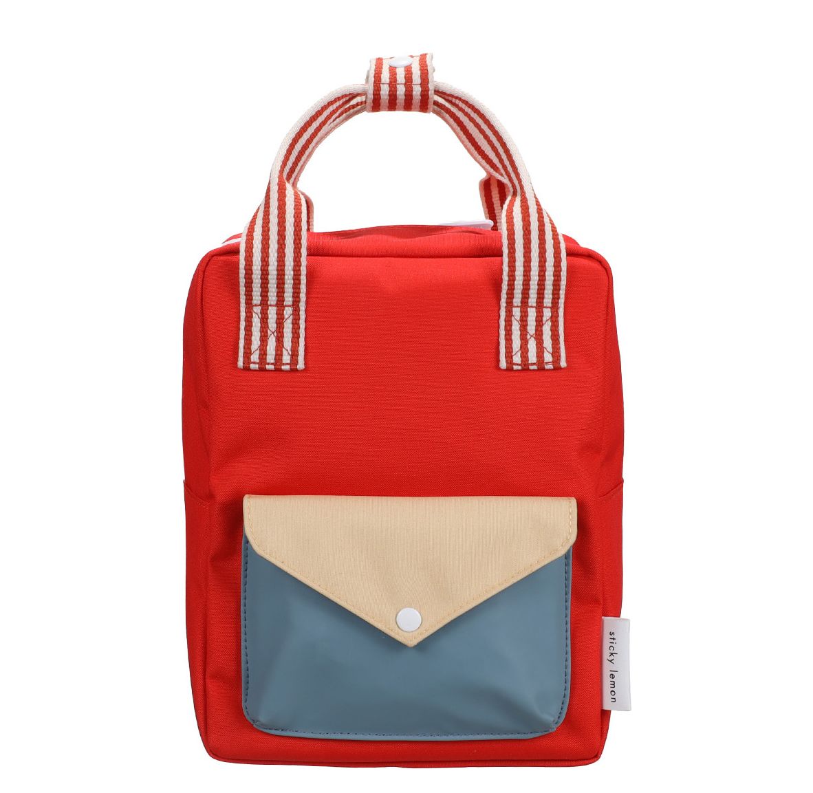 Sticky Lemon rugzak rood, geel en multicolor