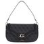 Guess Dea Flap Shoulder Bag coal logo