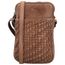 Hide & Stitches Inspired by illusion Phonebag brown