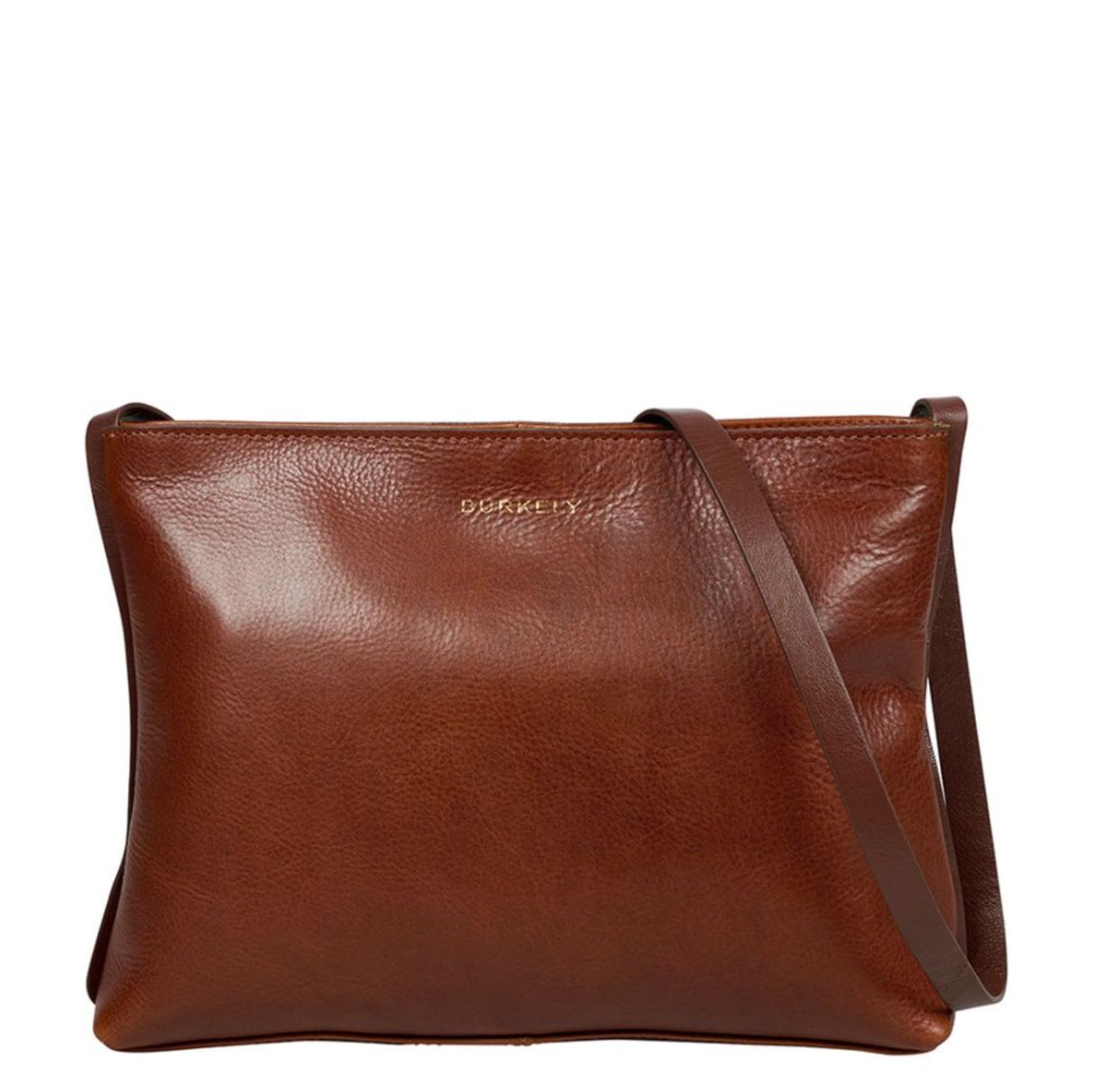Burkely Fine Florence Crossbody Zip Bag chestnut handtas dames
