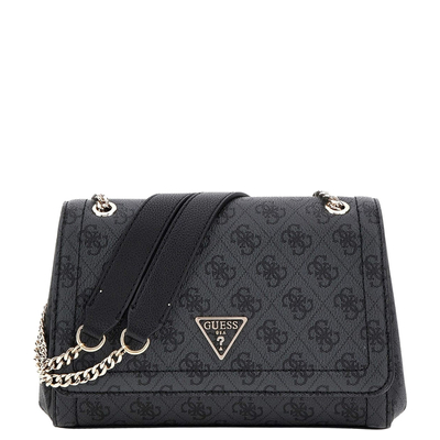 Guess Noelle II Cnvrtble Xbody Flap coal logo