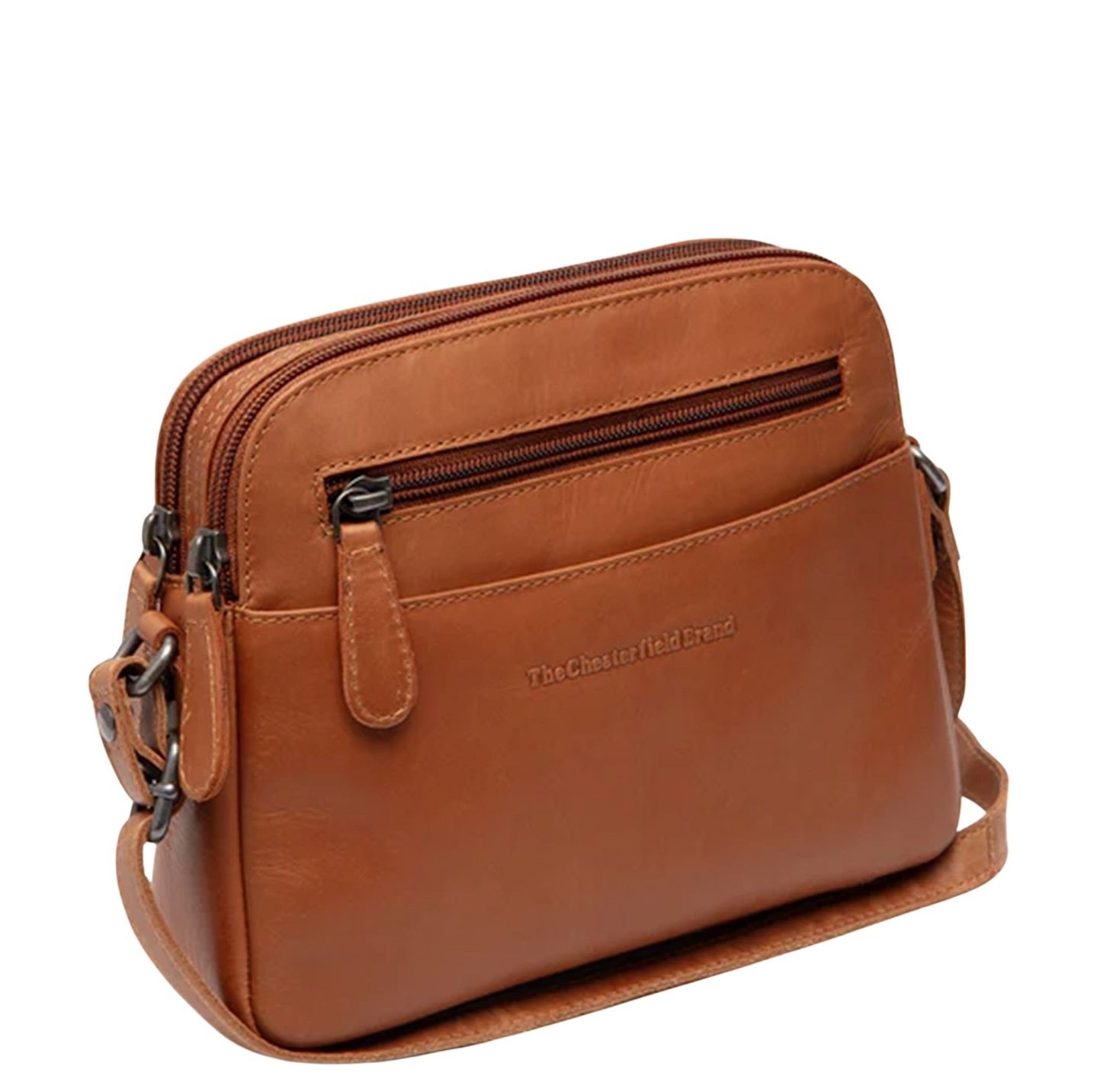 The Chesterfield Brand Vionne Shoulderbag cognac damestas