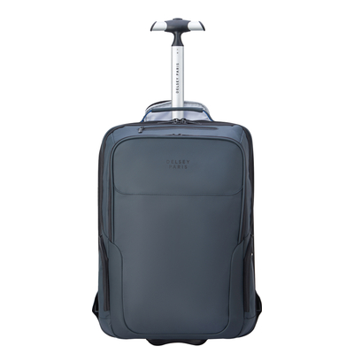 Delsey Parvis Plus 2 Compartment WPS Trolley Backpack 17.3" grey