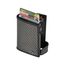 Tony Perotti Furbo Leather Cardholder W/ Coinpocket carbon black