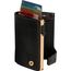 Tony Perotti Furbo Leather Cardholder W/ Coinpocket black / bronze