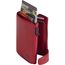 Tony Perotti Furbo Leather Cardholder W/ Coinpocket red