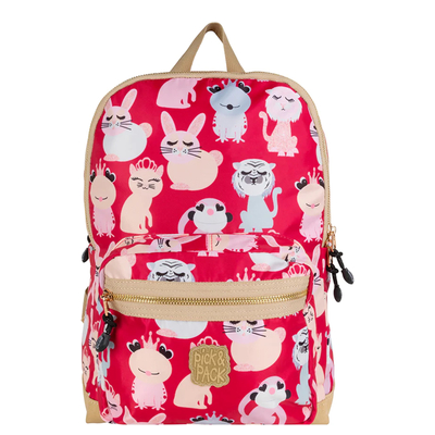 Pick & Pack Sweet Animal Backpack M rosa