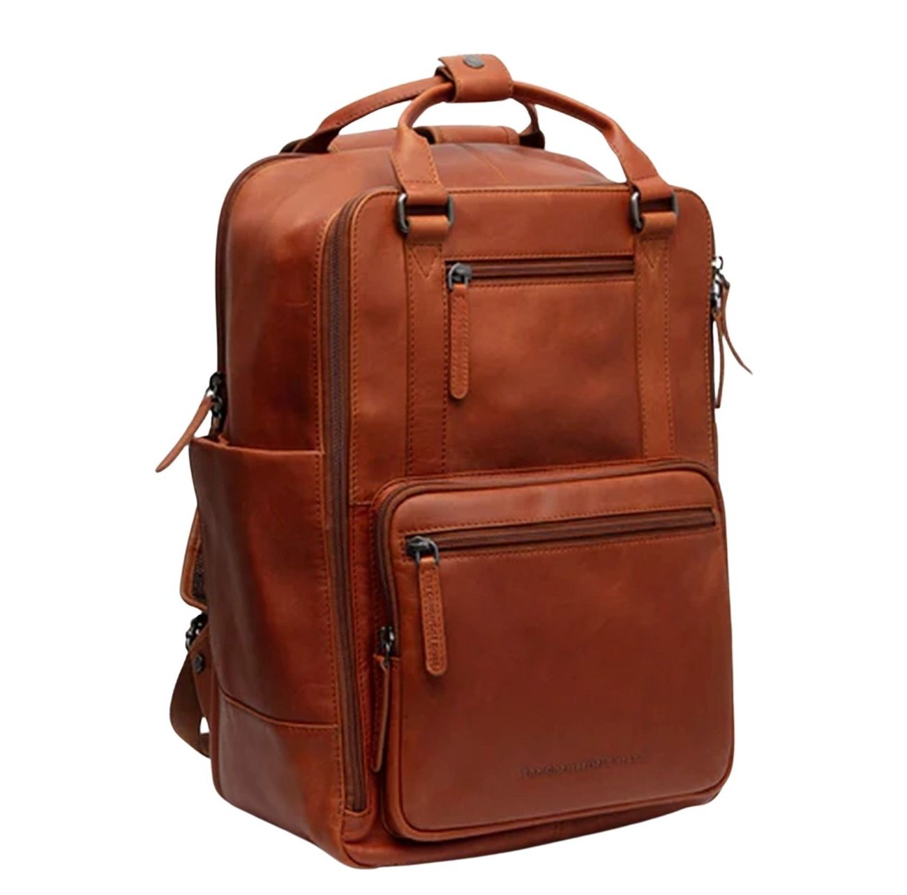 The Chesterfield Brand Calden laptop laptop rugzak cognac
