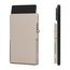 Valenta Card Wallet Aluminium MagSafe Stand natural titanium