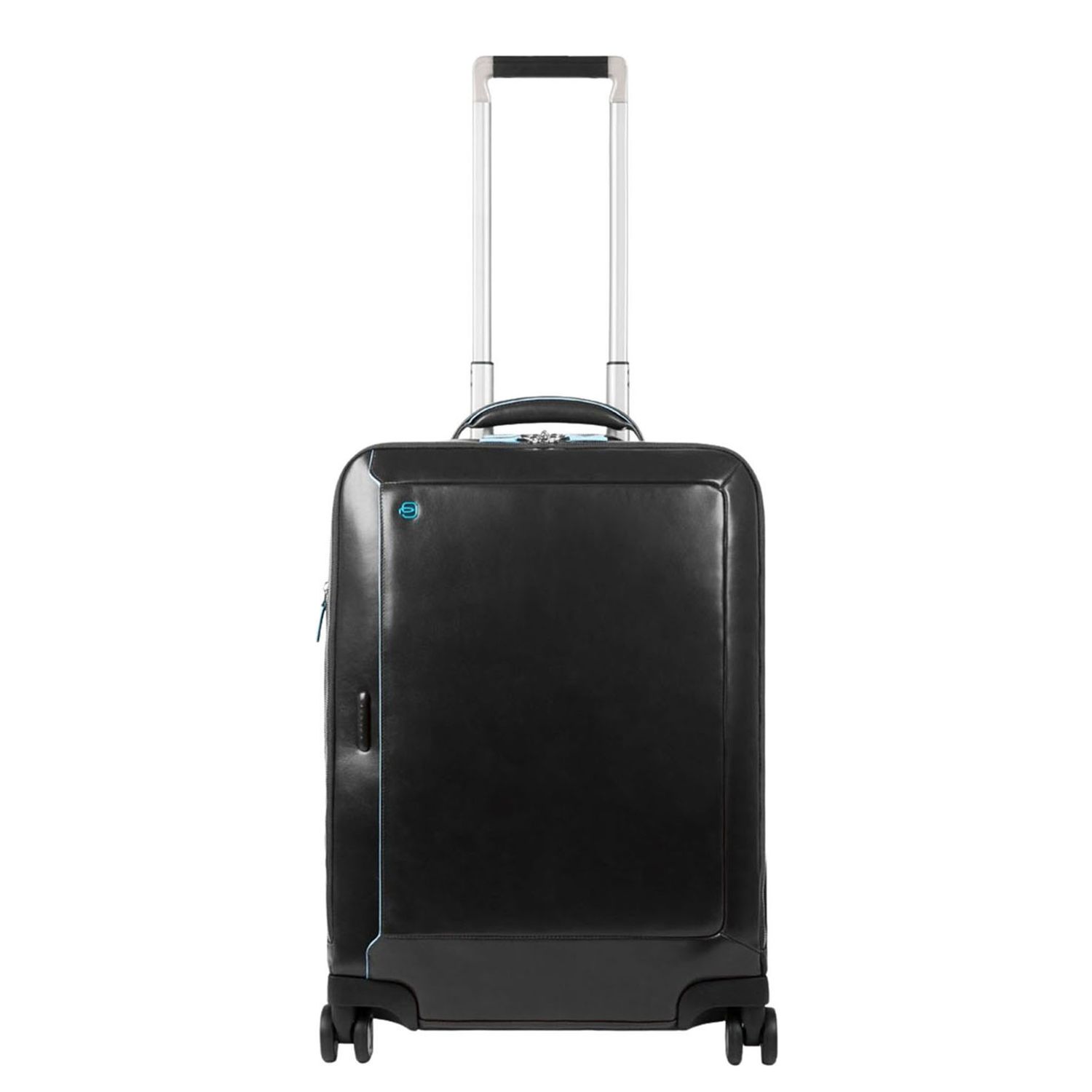 Piquadro Blue Square Cabin Trolley Front Pocket 15.6" Black