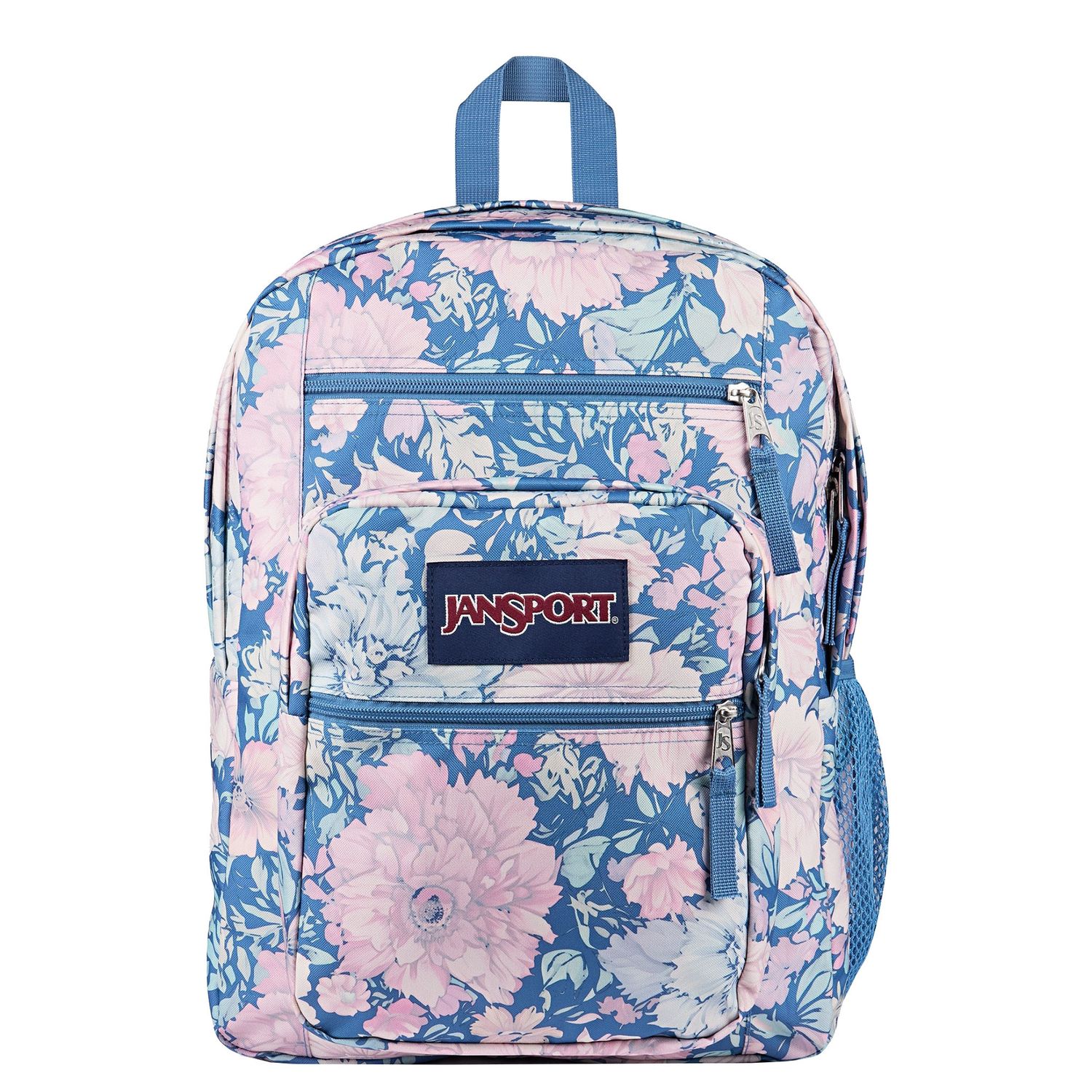 Jansport rugzak blauw en multicolor