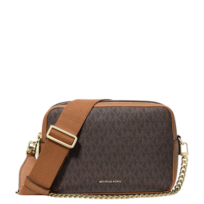 Michael Kors Bryant MD Dblzp Chn Camera Crossbody brn/acorn