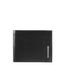 Piquadro Blue Square Men's Wallet With Flip Up/Coin Pocket black