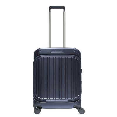 Piquadro PQ Light Fast Check Laptop Cabin Spinner 55 blue