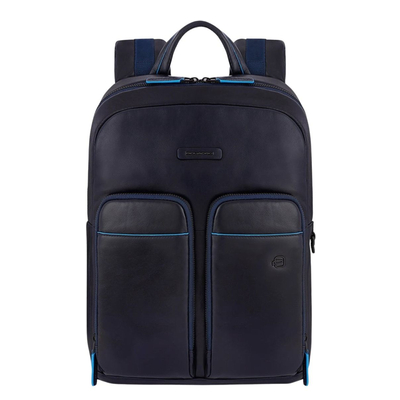 Piquadro Blue Square Revamp Pockets Laptop Backpack 13.3" night blue