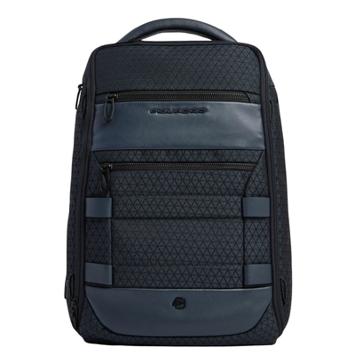 Piquadro W139 Modular Travel Laptop Backpack blue